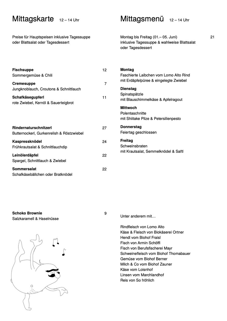 Speisekarte